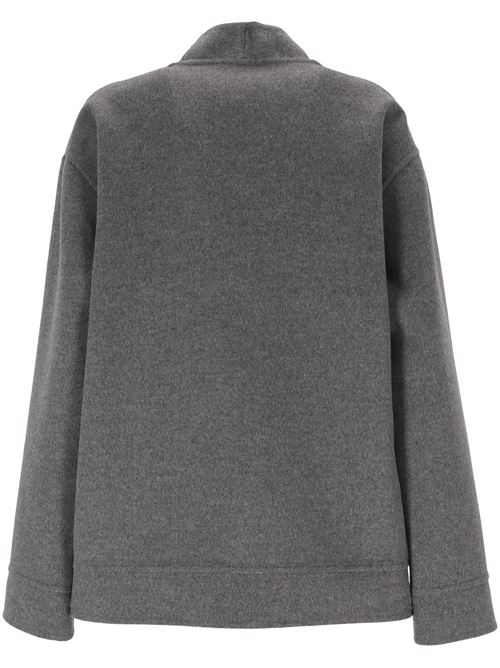 anthracite grey virgin wool-cashmere knitwear Valentino PAP | 5B3CJ3A58MAJ73